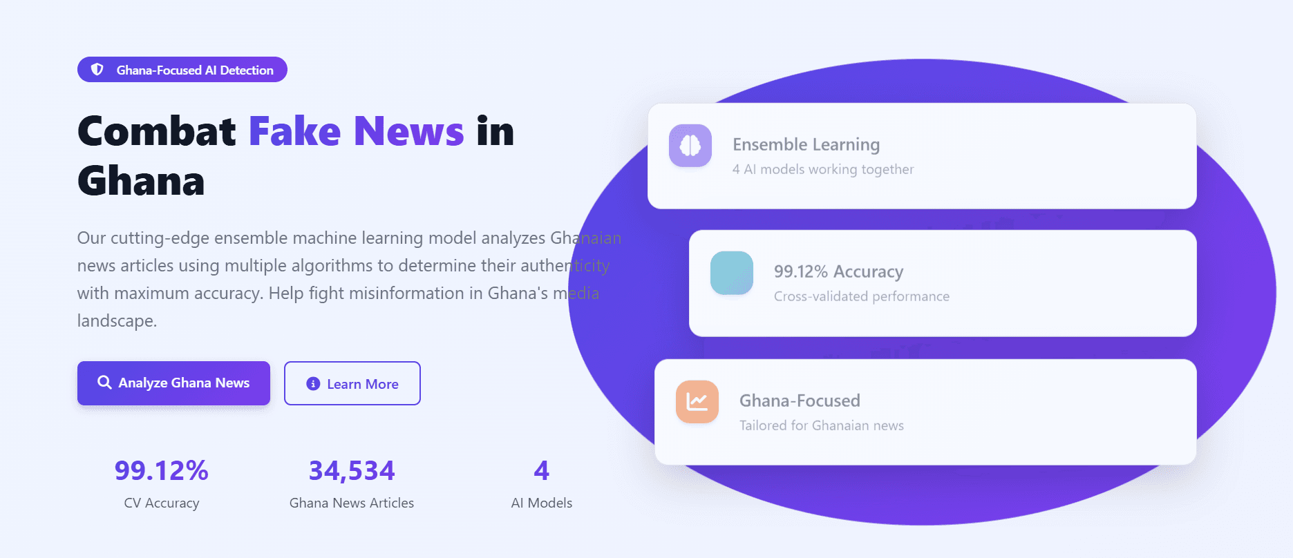 Ghana News Detector – AI Fake News Classifier